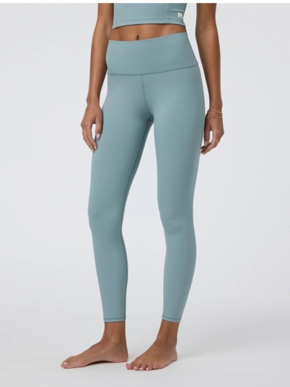 Vuori Inversion Ribbed Leggings Mist